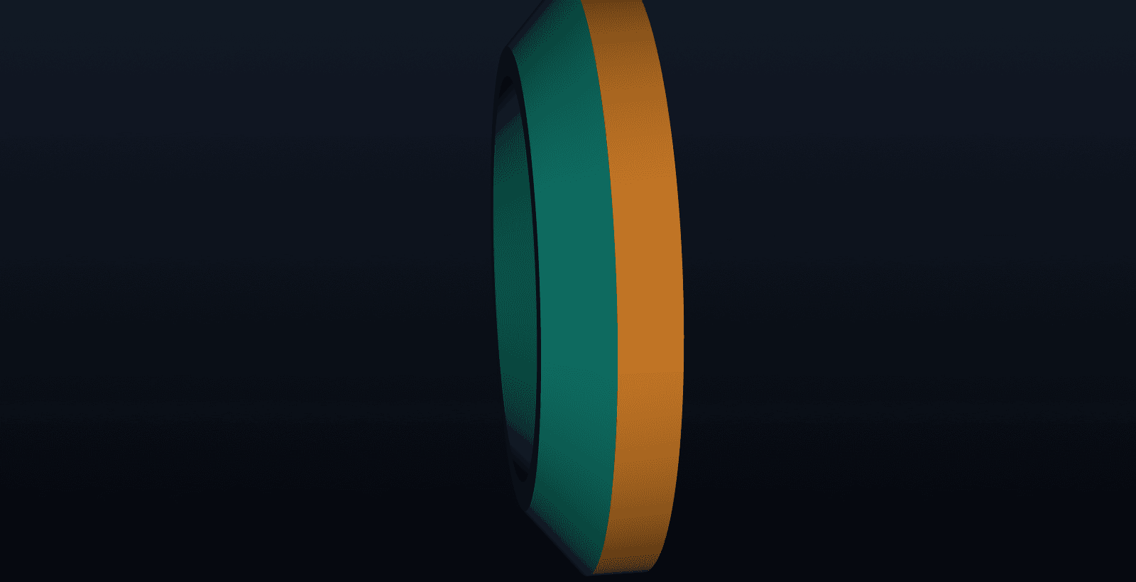 Front stub shaft curvic coupling seated on the GT1 compressor drum, zero-gap turbomachinery CAD interface render